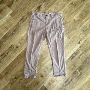pistola Slim Chino Pants in Light Mauve Pink